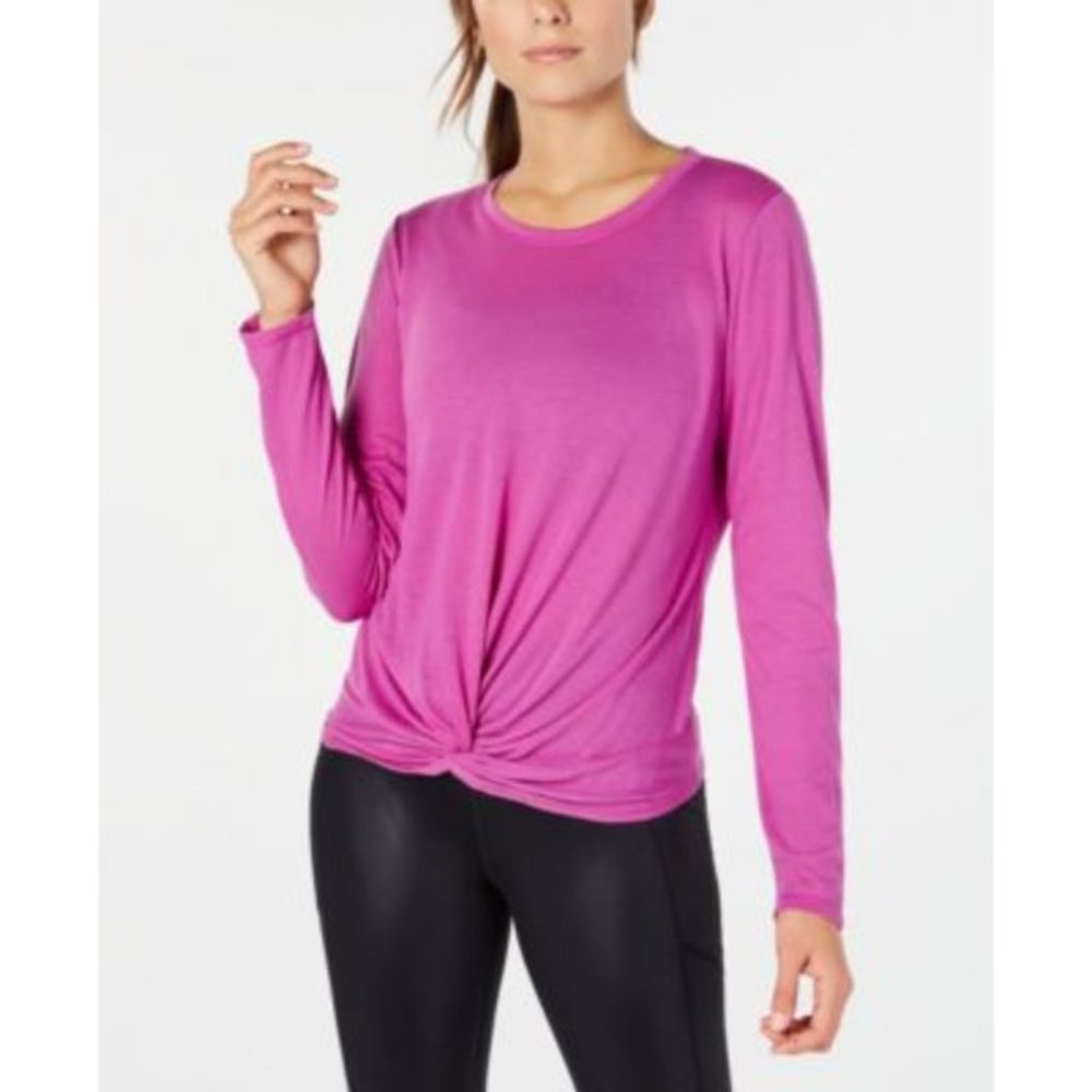 CALVIN KLEIN TWIST FRONT LONG SLEEVE